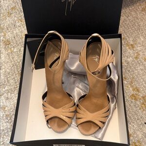 Giuseppe Zanotti Nude Strappy Heels